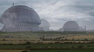 Sci Fi, Structure, HD wallpaper