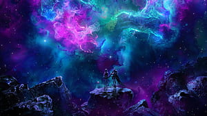 Together Nebula Space Cosmos Ethereal Most Popular Of 2025 For Apple MacBook Air And Pro iMac Mac mini Windows PC And More, HD wallpaper