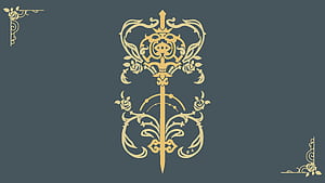 Sword Genshin Impact, Genshin Impact Minimalist, HD wallpaper