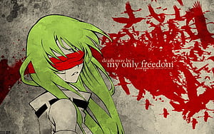 Sad C.C. from Code Geass, Cartoon Coding, HD wallpaper