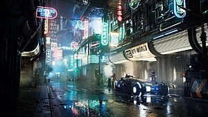 Some fantastic fanart I found. I didn't make it, so I'll put the source in comments, Blade Runner 2560X1440, HD wallpaper