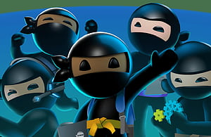 Code Ninjas, Cartoon Coding, HD wallpaper