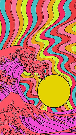 . Hippie , iPhone 7 background, art, HD phone wallpaper