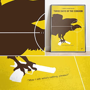 Condor minimal movie poster, Sydney Pollack, HD phone wallpaper