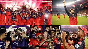 : How RCB players celebrated their maiden IPL title win, RCB Trophy, HD wallpaper