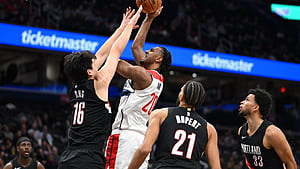 Sarr's Big Night Helps The Wizards Snap A 9 Game Skid With A 115 111 Win Over Portland. DC News Now, Alex Sarr, HD wallpaper