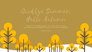 Bye Summer Hello Fall, HD wallpaper