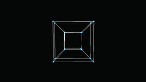 GitHub 4D Hypercube With Pygame Aka Tesseract: 4D Hypercube With Pygame, HD wallpaper