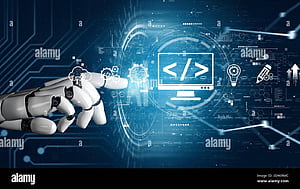 Ai Code Assistant Web Development Hi Res Graphy And, AI Coding, HD wallpaper