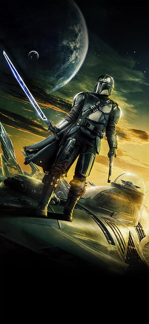 Can't wait to see The Mandalorian season 3. Here's a mobile to prepare for the new season. Share other pics, if you have!, HD phone wallpaper