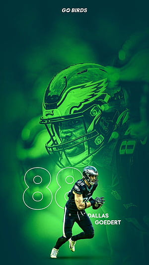 A fresh serving of , courtesy of #Wednesday. #FlyEaglesFly, Dallas Goedert, HD phone wallpaper