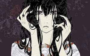 Crying Anime Girl Feeling Sad, Serious Girl, HD wallpaper