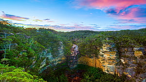 Wentworth Falls , Blue mountains, Australia, Australian Nature, HD wallpaper