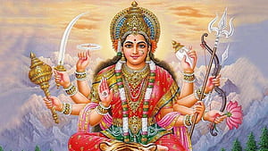 Durga Devi, HD wallpaper