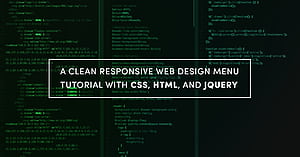 A Clean Responsive Web Design Menu Tutorial with CSS, HTML, and jQuery, HD wallpaper