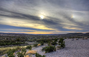 Desert Sunset at Big Bend National Park, HD wallpaper