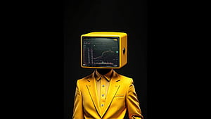 Market Mind, computer, , dark, black, oled, trading, stock, crypto, HD wallpaper