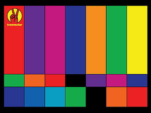 TV Test Pattern, HD wallpaper