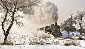 China's steam trains captured in new book, HD wallpaper