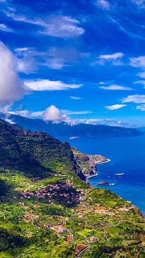 Madeira Portugal Island Sea Mountains - [], HD phone wallpaper