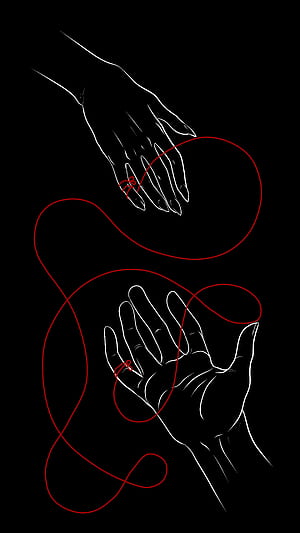 Red String, HD phone wallpaper
