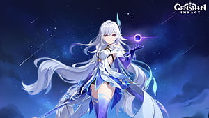 FOR Swing Your Sword 3 Million Times With Skirk Event Genshin Impact, HD wallpaper