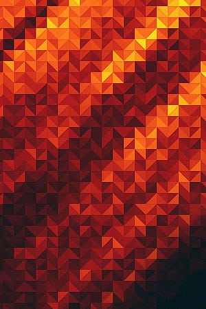 Colourful Bjango Pattern. Pattern, Orange Triangle, HD phone wallpaper