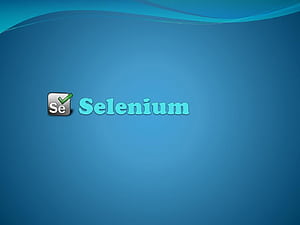 PPT training, Selenium, HD wallpaper