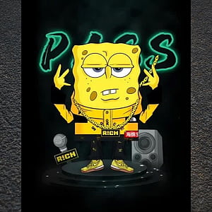 Spongebob Drill, Ghetto Spongebob, HD phone wallpaper