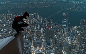 Miles Morales, Spider Man New York, HD wallpaper