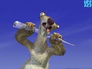 Ice Age Sid Playing Dead, Sid The Sloth, HD wallpaper