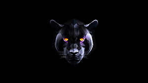 Black Panther Black Abstract Digital Art PC i, HD wallpaper