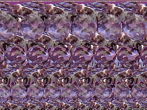 3D Shapes. Solid Array Stereogram, HD wallpaper