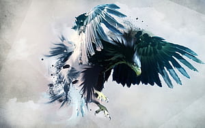 Eagle for mobile, Angry Eagle, HD wallpaper
