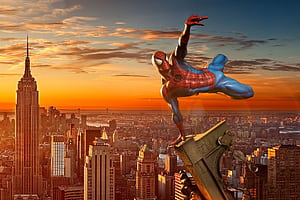 New York Spider Man, HD wallpaper