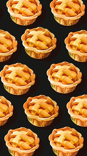 Apple Pie Array, pie, HD phone wallpaper