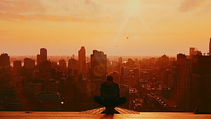 Spider Man New York, HD wallpaper