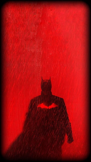 the world you wanted is a fantasy, Batman In Red, HD phone wallpaper