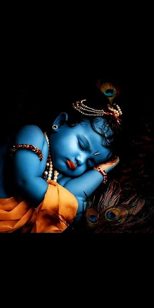 Cute, Small Krishna, HD phone wallpaper