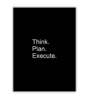 Think. Plan. Execute, HD phone wallpaper