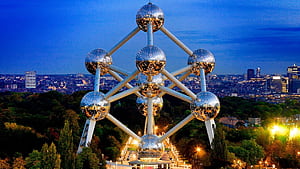 Atomium, HD wallpaper
