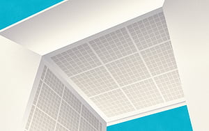 Emerald White Angular Art, abstract, white, artist, artwork, digital-art, deviantart, HD wallpaper