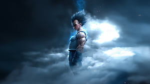 Vegata The Next Chapter Begins, vegeta, anime, artwork, digital-art, art, artist, HD wallpaper