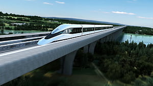 The new maglev train China hopes will break the world speed record, HD wallpaper
