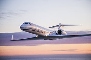 Private Jet Vehicle Aircraft Ultra, Business Jet, HD wallpaper